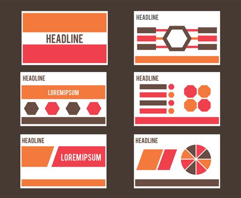 Nice Powerpoint Template Vector Vector Art And Graphics