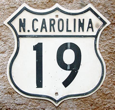 North Carolina U S Highway 19 Aaroads Shield Gallery