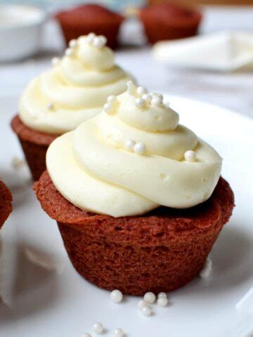 Gluten Free Red Velvet Cupcakes Caramel And Cashews