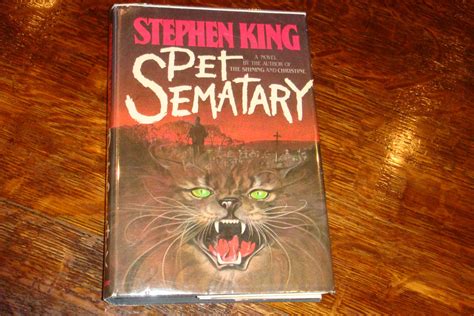 Pet Sematary Signed 1st By King Stephen Very Good Hardcover 1983
