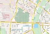 Melaten-Friedhof Stadtplan mit Satellitenbild und Hotels von Köln