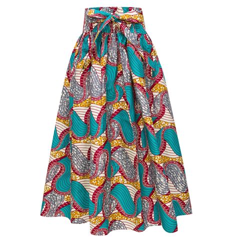 Wholesale Latest Kitenge Designs African Clothing Wax Print High Waist