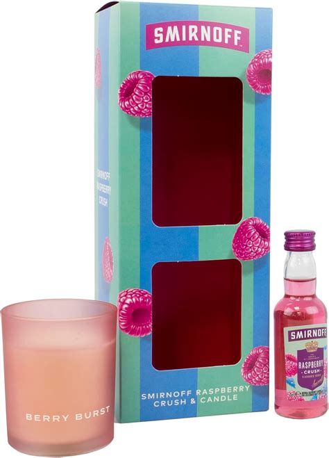 Smirnoff Vodka T Set Raspberry Crush Flavoured Vodka 5cl Alcohol