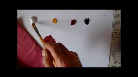 Comment Obtenir Couleur Grenat Peinture Tout Degorgement