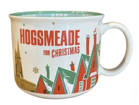 UNIVERSAL STUDIOS HARRY Potter Hogsmeade pour Noël 2024 Mug Neuf Avec