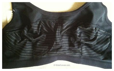 A Peek At The Inside Of An Elila Sport Bra Anti Microbial Fabric Made