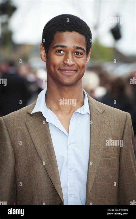 Alfie Enoch Dean Thomas Arrives At The Grand Opening Of The Warner Brothers The Making Of