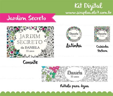 Kit Digital Jardim Secreto Elo7 Produtos Especiais