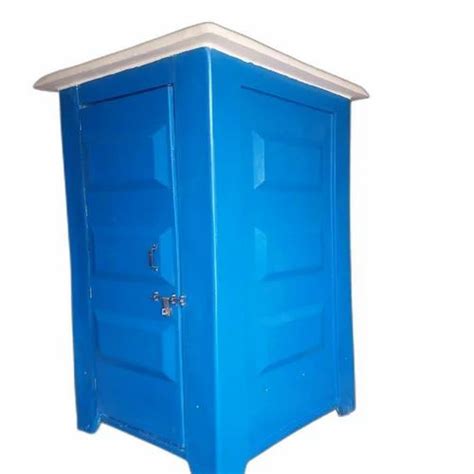 Rectangular Blue Frp Portable Toilet For Portabel Washroom No Of