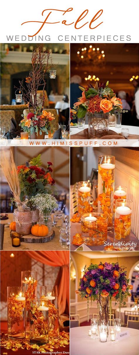20 Fall Wedding Centerpieces To Inspire Your Big Day