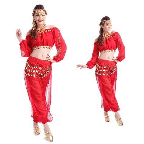 2016 brand new sexy belly dance practice costume training set indian dance wear for women