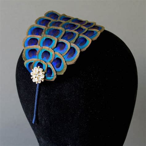 Peacock Headband Peacock Fascinator Etsy