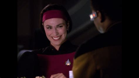 Michelle Forbes Star Trek Tng Interphase Device Effect On Ensign Ro Youtube