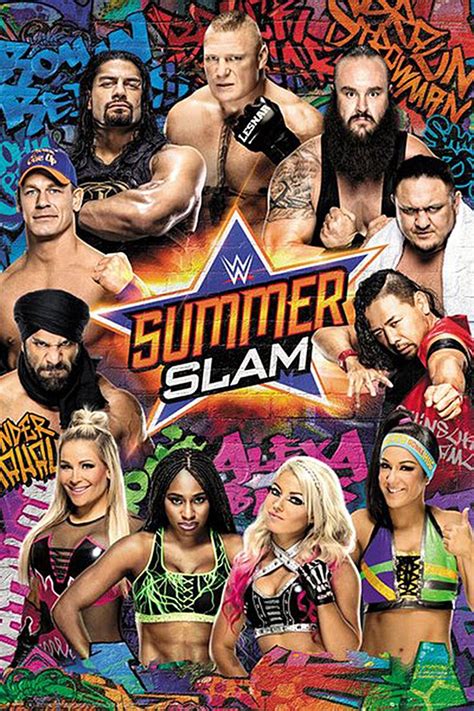 wwe poster summerslam 2017 summerslam wwe summerslam wwe