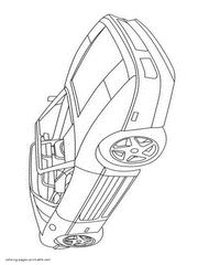 Choose your favorite cars coloring page and start coloring. Ferrari Coloring Pages - Free Printable Sports Car Pictures.