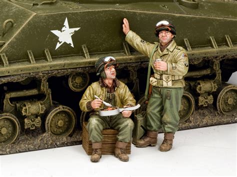 World War Two Us Army Tank Crews Set 2