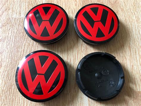 X Vw Wheel Centre Cap Set Of Hub Alloy Center Caps Mm Etsy