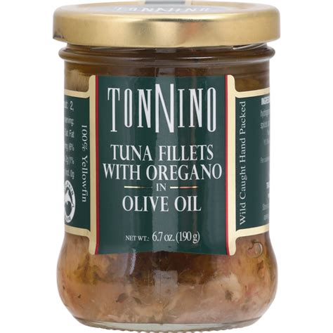 Tonnino Tuna Fillets With Oregano In Olive Oil 67 Oz Instacart