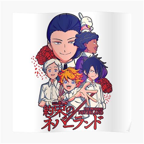 The Promised Neverland Poster By Katherinmarine Redbubble