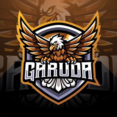Garuda Esport Mascot Logo Design Game Logo Design Logo Design Logo
