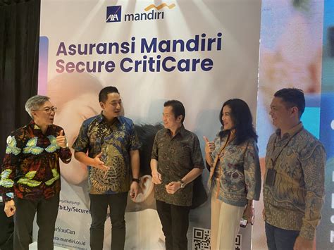 AXA Mandiri Luncurkan Produk Asuransi Mandiri Secure CritiCare - Media