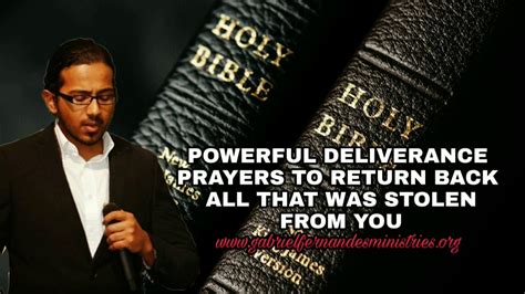 Powerful Deliverance Prayers To Return Back All That Was Stolen From