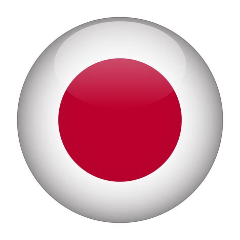 Japan 3d Rounded Flag With Transparent Background 15272071 Png