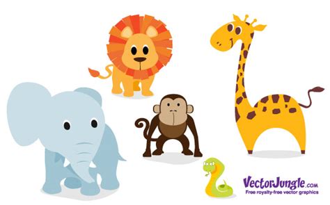 Baby Animals Vector At Collection Of Baby Animals