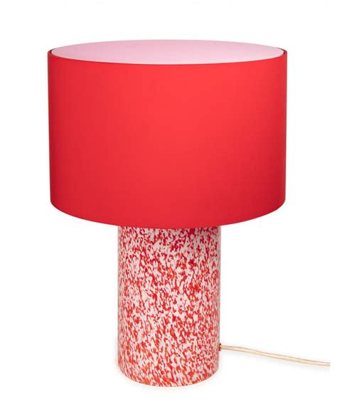 Stories Of Italy Red And Ivory Lamp