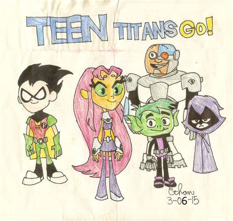 Teen Titans Go Drawing At Explore Collection Of