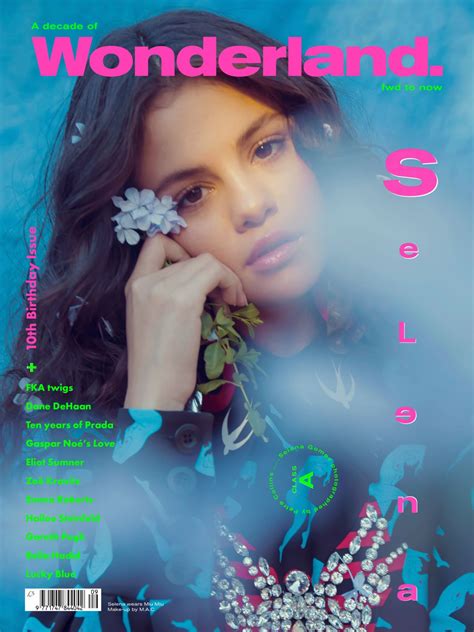 Selena Gomez On The Cover Of Wonderland Magazines 10th Anniversary