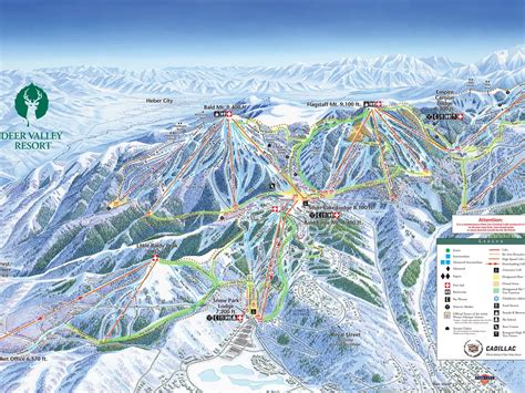 Ski Map Of Park City Deer Valley