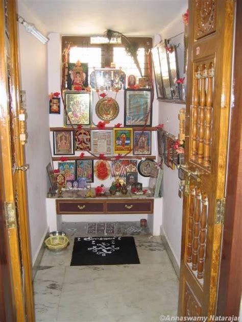 corner  god resides puja room