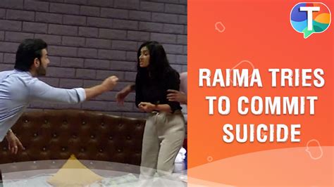 Shocking Raima Tries To Commit Suicide In Front Of Rohit Kahaan Hum Kahaan Tum 9th October