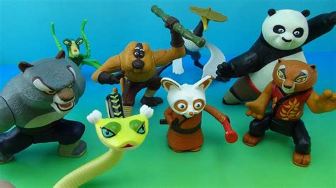 KUNG FU PANDA MCDONALD S HAPPY MEAL 2008 FULL COLLECTION REVIEW YouTube