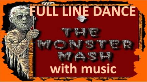 Monster Mash Beginner Line Dance For Halloween Full Dance With