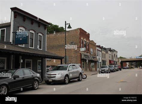 Historic And Scenic Lemont Illinois Stock Photo Alamy