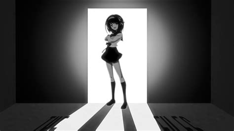 Anime Girl Black And White Wallpapers Desktop Wallpapers