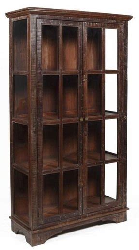 Sometimes a nice display piece like a curio cabinet is what a room needs to give it that finishing touch. Rustic Curio Cabinets - Foter