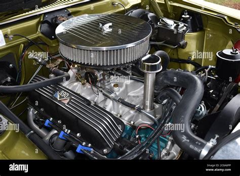 The 390 Engine Used In The American Motors Amx Stock Photo Alamy