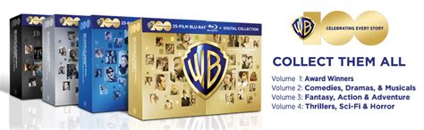 Warner Bros One Hundredth Anniversary Blu Ray Box Sets