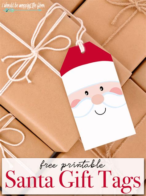 Printable Gift Tags From Santa Personalized