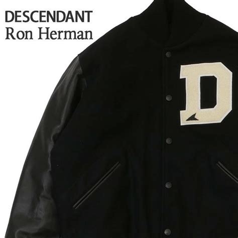 新品 ロンハーマン Ron Herman X ディセンダント Descendant 横浜店open5周年記念 Varsity Jacket