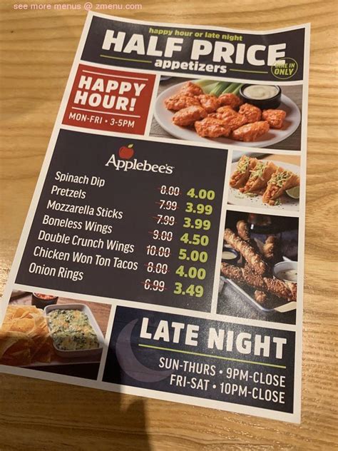Online Menu Of Applebees Grill Bar Restaurant Wichita Kansas