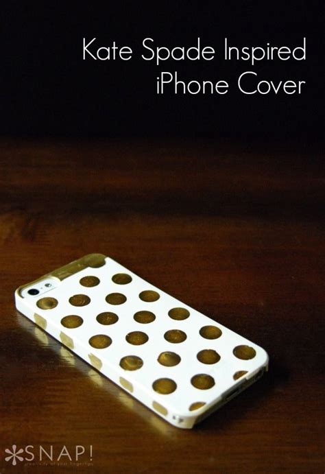 Diy Kate Spade Inspired Iphone Cover Via Snap Polka Dot Diy Polka Dot