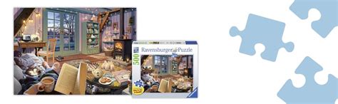 Ravensburger Cozy Retreat 500 Piece Large Format Jigsaw Puzzle For