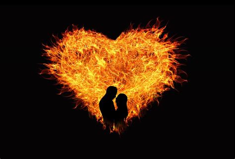 Download Heart Love Flame Royalty Free Stock Illustration Image