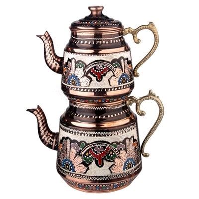 Handmade Copper Turkish Tea Pot Kettle Fairturk Com