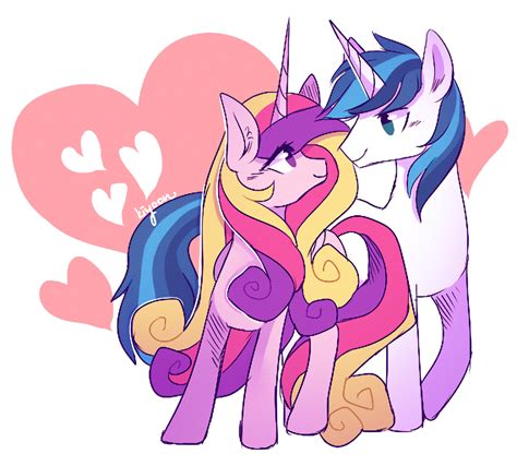 Princess Cadance And Shining Armor Drawn By Kiyoon Bronibooru