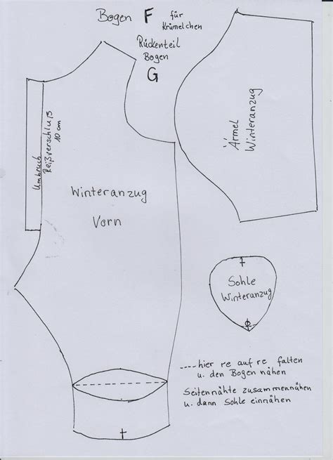 Welche materialien und welches zubehör sie dafür benötigen, sagt ihnen die anleitung von. Schnittmuster Winteranzug Teil 1 von 2 | Schnittmuster puppenkleidung, Puppen schnittmuster ...